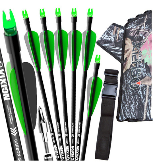 Aljava Cintura Cp3t-ac + 6 Flechas Carbono Nature Vixion 0 Aljava Cintura Cp3t-ac + 6 Flechas Carbono Nature Vixion 0