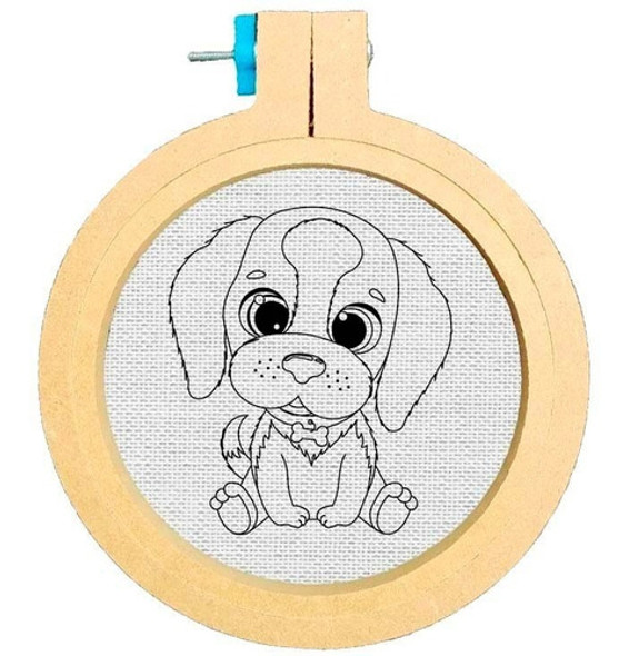 8 Telas Listas Para Bordar 34 X 26 Cm ¡diseños !! Perrito5 0