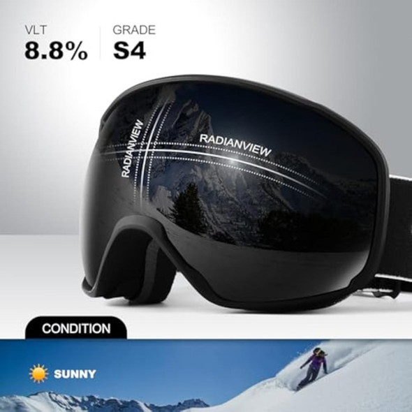 Odoland Gafas De Esquí De Nieve S2 De Doble Lente 1 Odoland Gafas De Esquí De Nieve S2 De Doble Lente 1