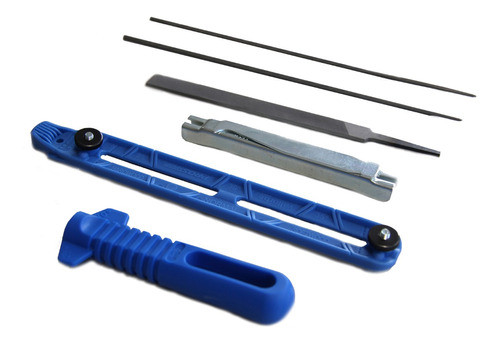 Set Juego Limas X 6 Piezas Redonda Plana Guía Altura Mango 0