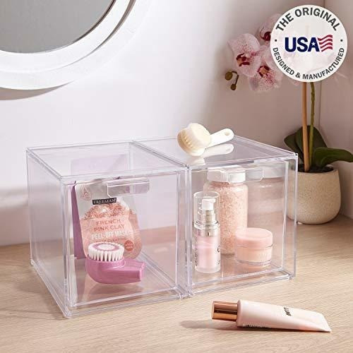 Cajones Acrilicos Organizadores X2u.(15x17x20cm)transparente 1