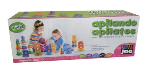 Juego Apilando Apilatos Baldecitos Apilables Jng Art 12190 0