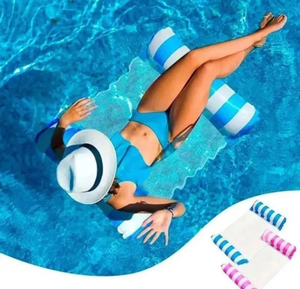 Colchoneta Hamaca Inflable Para El Agua 4 En 1 Pileta Playa 1