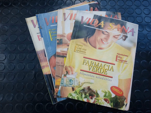 Lote De 4 Revistas Vida Sana 0