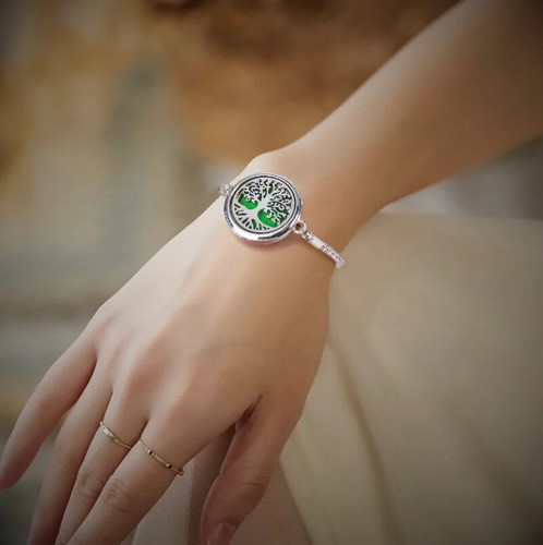 Pulsera Brazalete Aromaterapia Difusor De Aceite Esencial 1