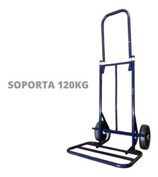 Zorra Plegable Resistente De Hierro Carrito Soporta 120kg 1