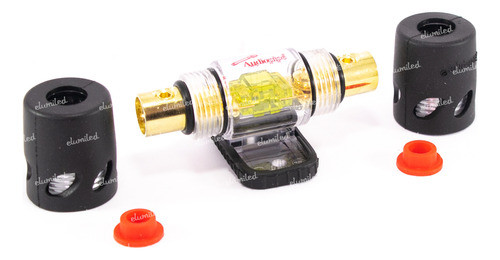 3 Portafusibles Audiocar Afc Entrada 4/8 Ga Salida 4/8 Ga 1