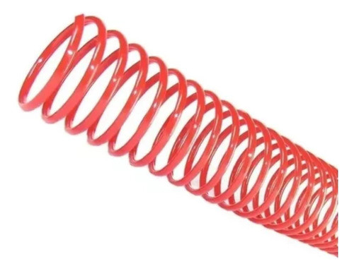 Espiral Para Encadernação Vermelho 17mm Para 100fls 100un 0