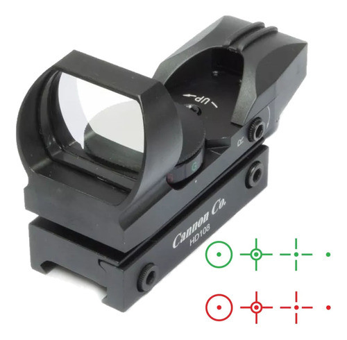 Mira Holografica Cannon Co Hd108 Rojo Verde 34mm 1
