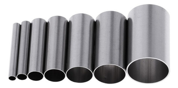 . 7pcs Aço Inoxidável Forma Redonda Mousse Anel Molde Mini 0