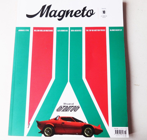 Lancia Stratos Revista Magneto Italiana 2021 Auto Italiano 0