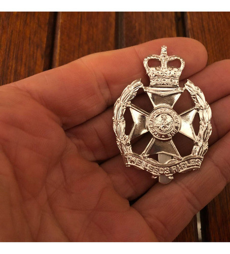 Insignia Distintivo Ejercito Inglaterra Rifleros De Leeds 0