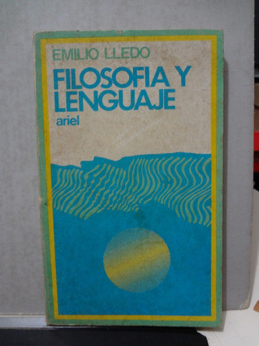 Livro Filosofia Y Lenguaje Emilio Lledo Em Espanhol 0