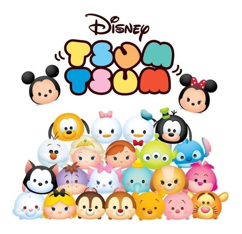 Kit Imprimible Tsum Tsum 101 Personajes Disney Ver Promo 0