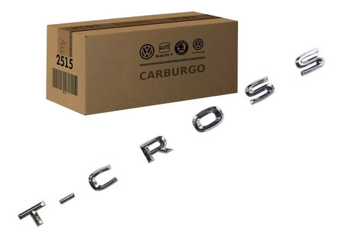 Emblema Logotipo Cromado T-cross  Sense Original Vw 0