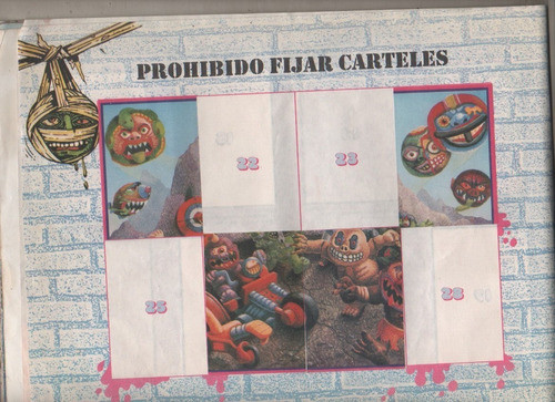 Album De Figuritas ** Mad Balls ** Año 1989 Incompleto 1