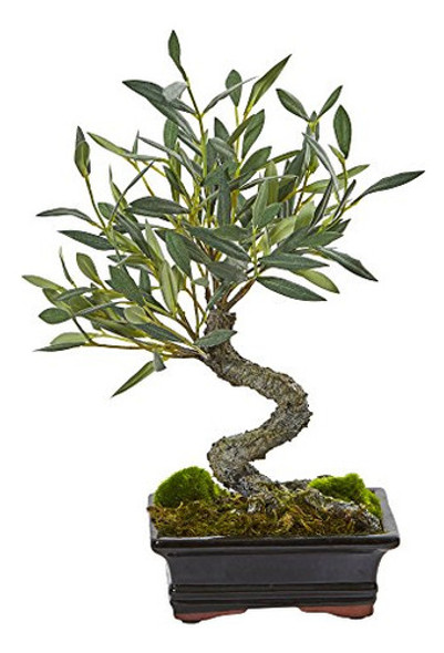 Árbol De Bonsai Artificial Casi Natural Mini Olive 0