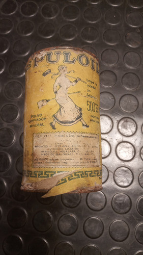 Antiguo Tarro De Puloil Vacío Original 1