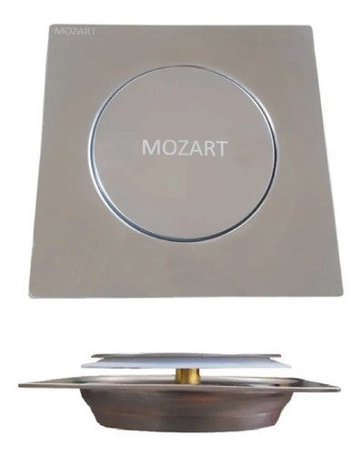 Rejilla Desagüe Tapa Click Clack Baño 15x15 Acero Inoxidable 0