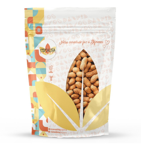 Amendoim Graúdo Com Casca Cru Premium 5kg Mega Oferta 0