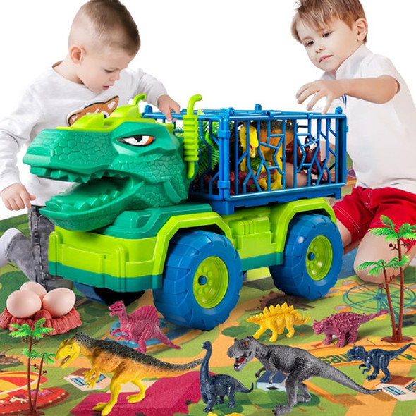 Camión De Dinosaurios Con Figuras Y Juego Para Niños De 3-5 1