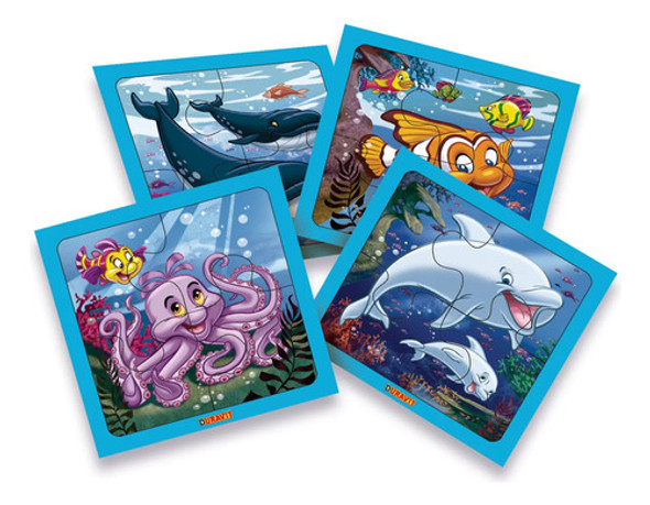 Puzzle Acuario X4 Cortes X4 Unidades Duravit Del Tomate 1