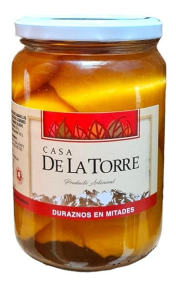 Durazno En Mitades X 650 Gr Neto - Casa De La Torre 0