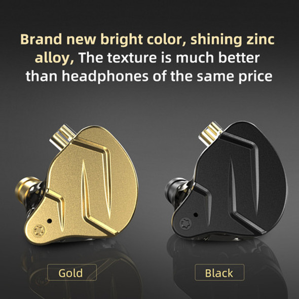 Fones De Ouvido Intra-auriculares Zsn Pro X Diy 1ba+1dd Híbr 1