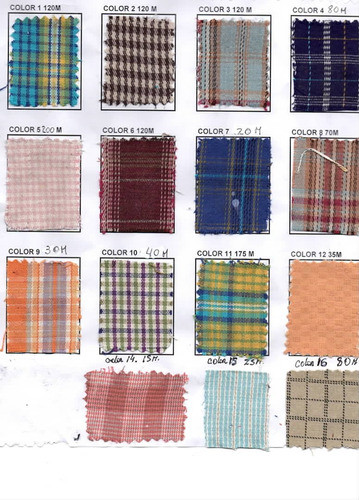 Gabardina Elastizada Cuadros X 10 Metros. Art 225 1