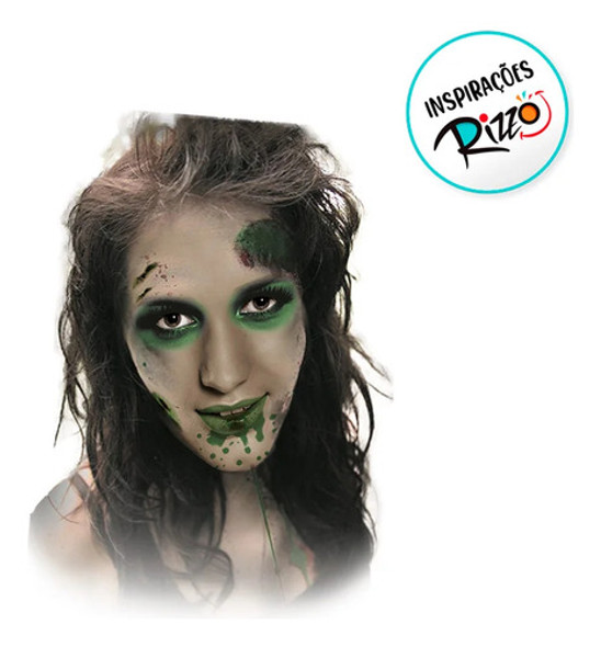 Maquiagem Para Halloween - Crosta De Sangue Verde - 16ml 1