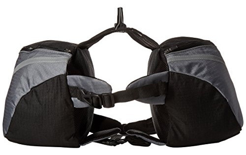 Doggles Mochila Para Perro Extreme Grande Color Gris Y Negro 1