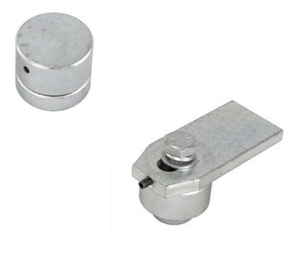 Kit Pivot Acero Porton Batiente Herreria Soldar Roma 70 Mm 0