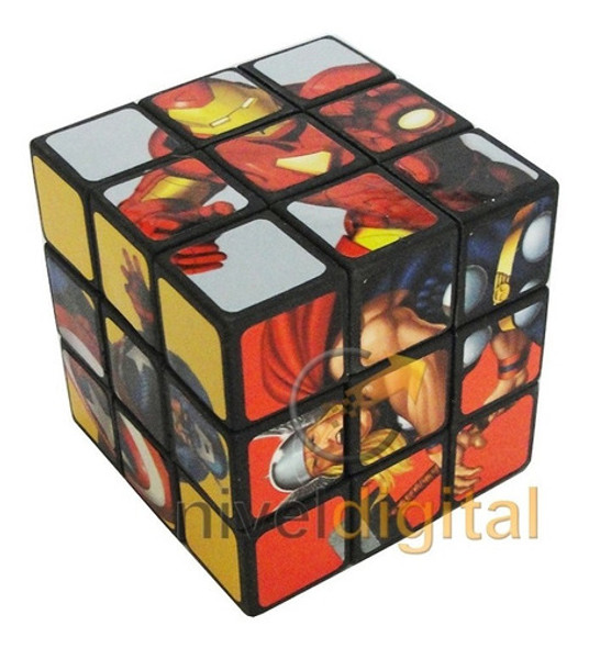 Cubo Magico Puzzle Superheroes Juego Didactico Infantil 1