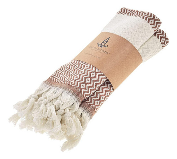 ~? Sea Me At Home Pack 2 Toallas De Mano Turcas Decorativas 0