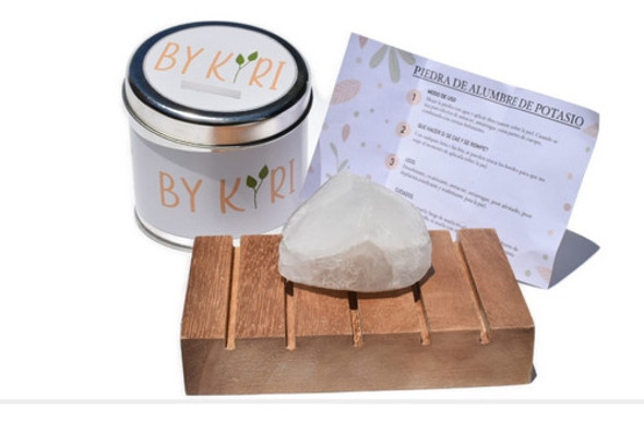 Piedra De Alumbre Natural 80g - En Lata 0