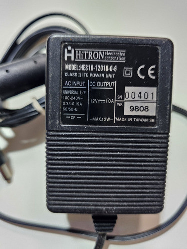 Fuente Alimentación Trafo  Ent. 220v. Sal. 12v 1amp 12w 0