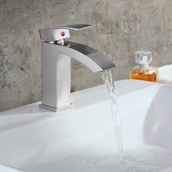 Griferia De Lavatorio Monocomando Cromo Aqualia Genova 1