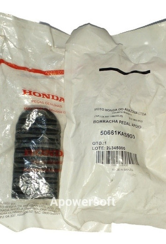 Goma Pedalin Del.orig.honda Nx350 Sahara Bikepartssur 1