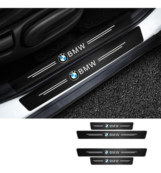 Protector Zocalo Bmw 4 Piezas Fibra De Carbono Adhesivo 3m 1 Protector Zocalo Bmw 4 Piezas Fibra De Carbono Adhesivo 3m 1