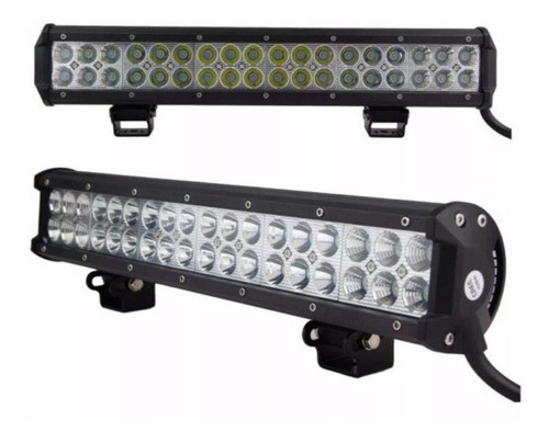 Barra 30 Led 90w 37cm 12-24v Spot Todo Vehículo Off Road 0