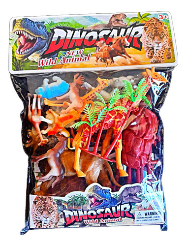 Animales Selva X21 Leon Tigre Elefante Jirafa Zebra Juguete 0