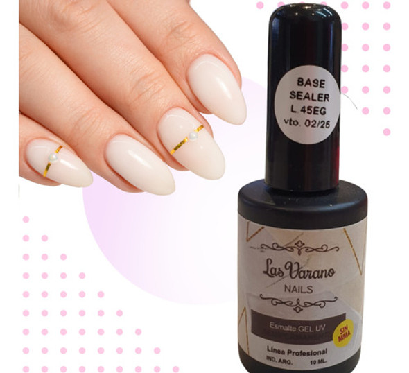 Esmalte Semipermanente Base Sealer Uv Base + Top Coat  Lfme 0