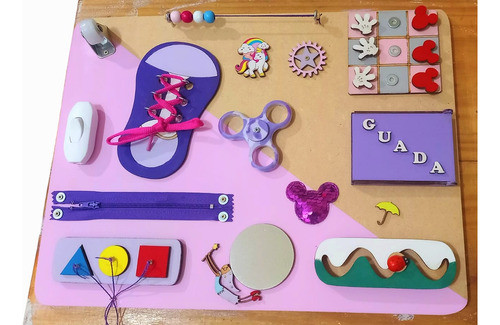 Tablero Sensorial Montessori 1
