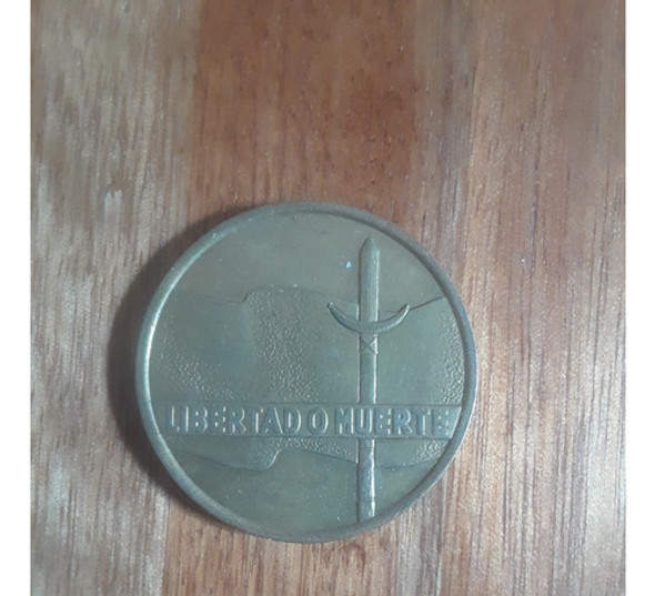 Moneda Conmemorativa N$ 5 Sesquicentenario Montevideo 1