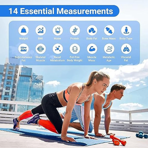 Báscula Bluetooth Para Peso Corporal, 1