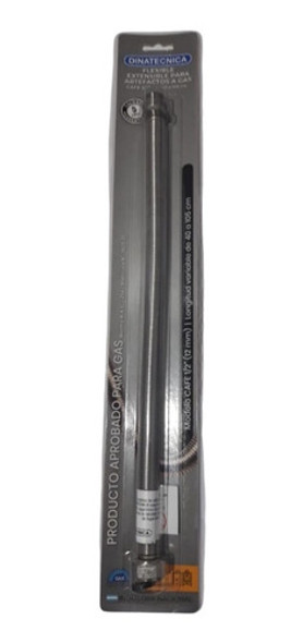 Flexible Gas Aprobado Extensible 1/2 40 A 105 Cm Dinatecnica 0