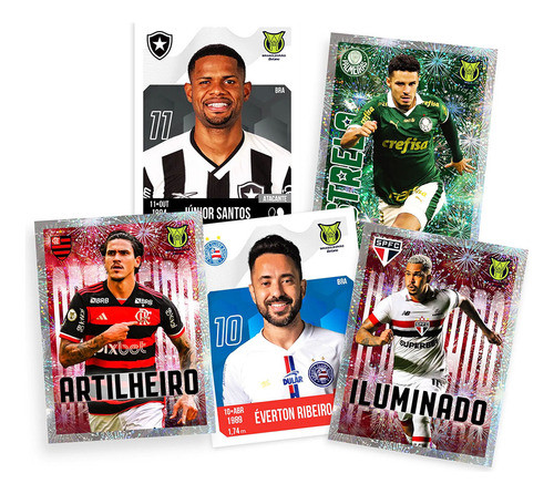 Figurinhas Brasileirão 2024 Blister Lacrado 300 Figurinhas 1