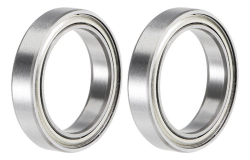Kit 2 Rolamentos 6702zz Ø15mm X Ø21mm X 4mm 0