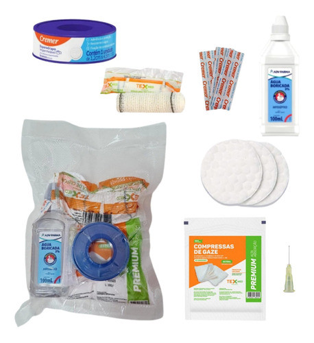 Kit Primeiro Socorros Emergência, P/mochila Bob, Aph Á Vácuo 0