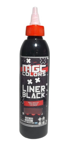 Pigmento Liner Black 4 Oz Mgc Tinta Tatuajes Tattoo Tatuar 0
